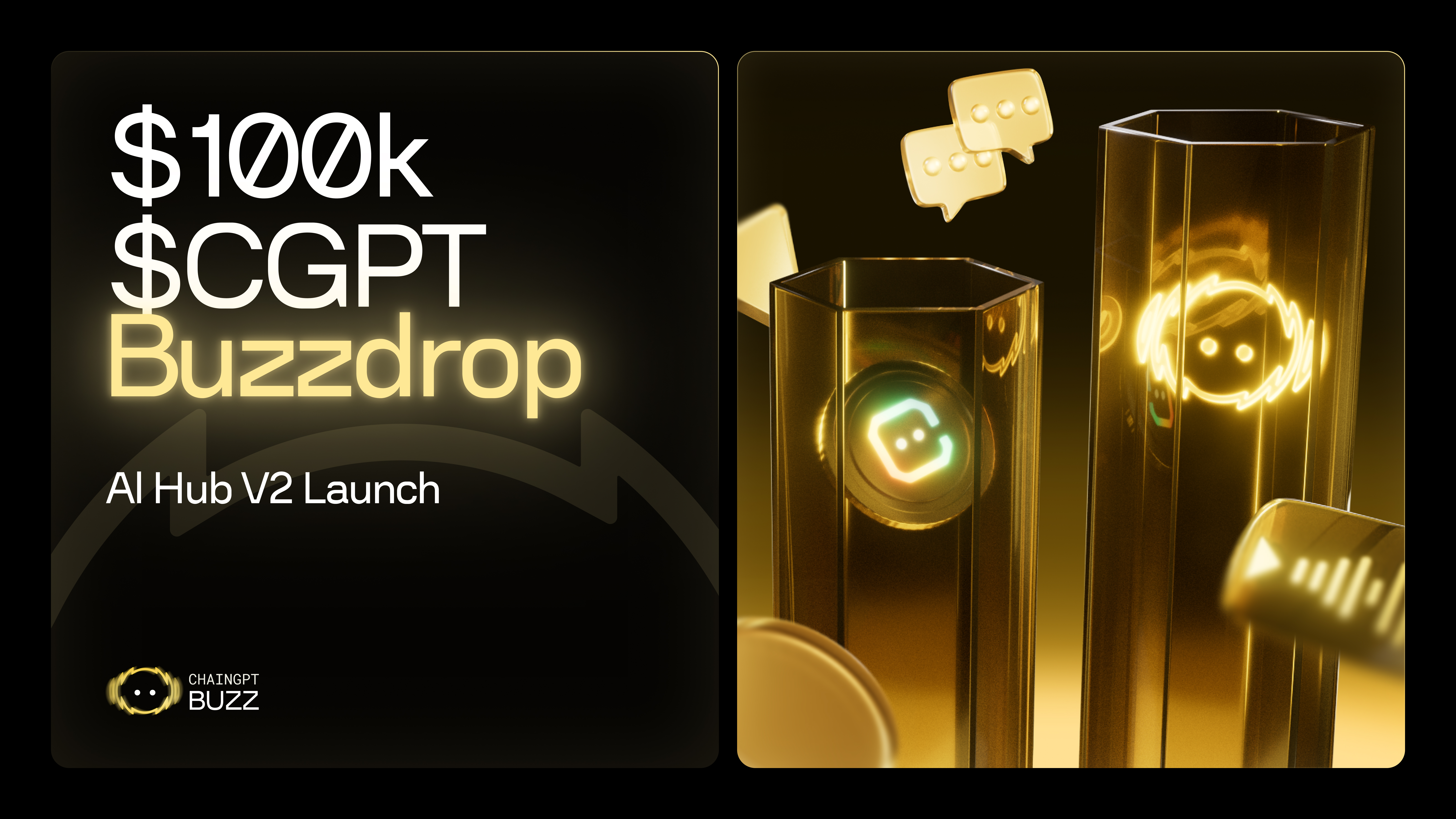 ChainGPT AIHub ($CGPT) Buzzdrop - $49,999.988 | ChainGPT Pad